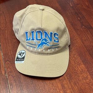 Lions Football Tan Hat